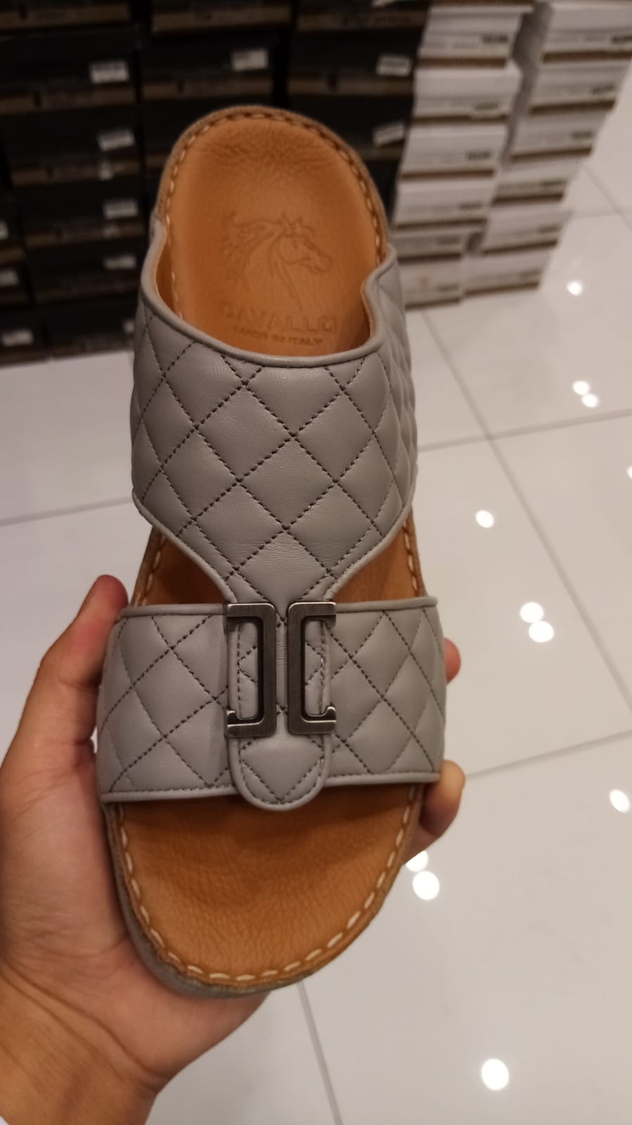 Cavallo Handmade 1493/25 Noce Rombiquadri – Italian Leather